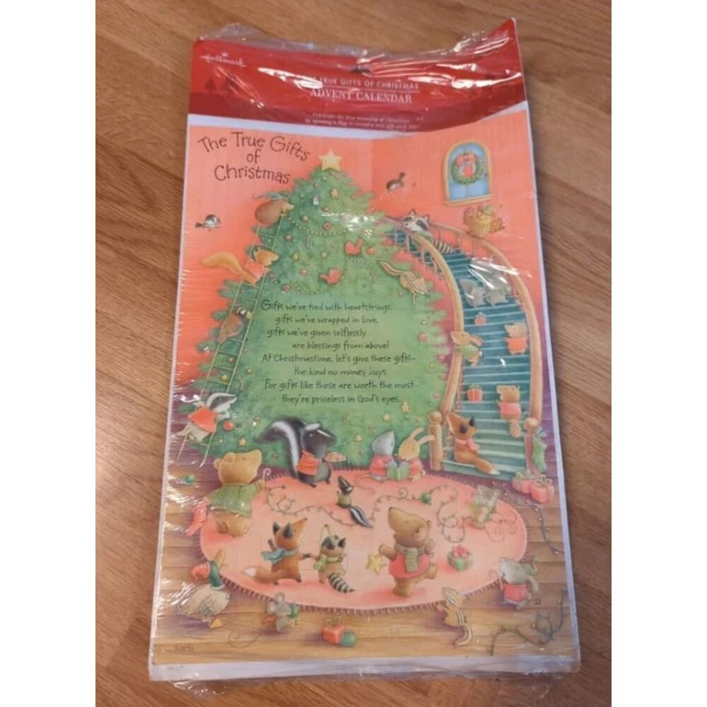 Hallmark Advent Calendar The True Gifts of Christmas Flaps Messages Vintage